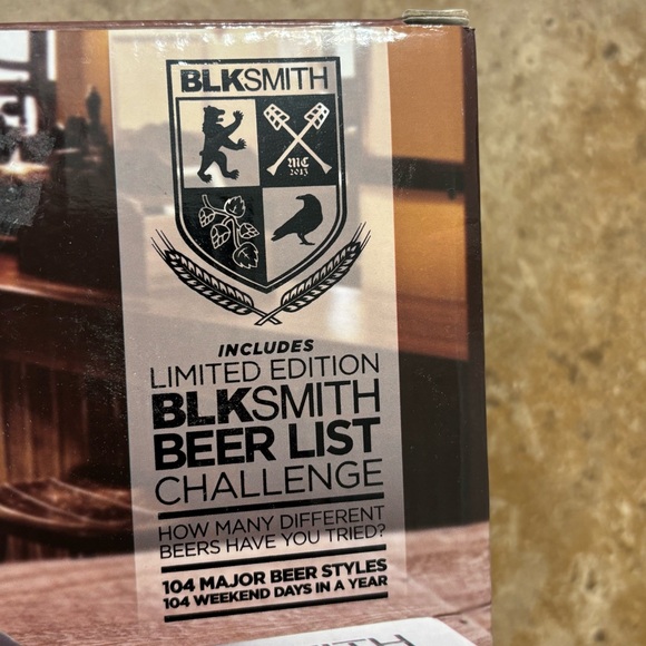 NIB Chalkboard Beer Flight by BLKSMITH - Picture 4 of 9